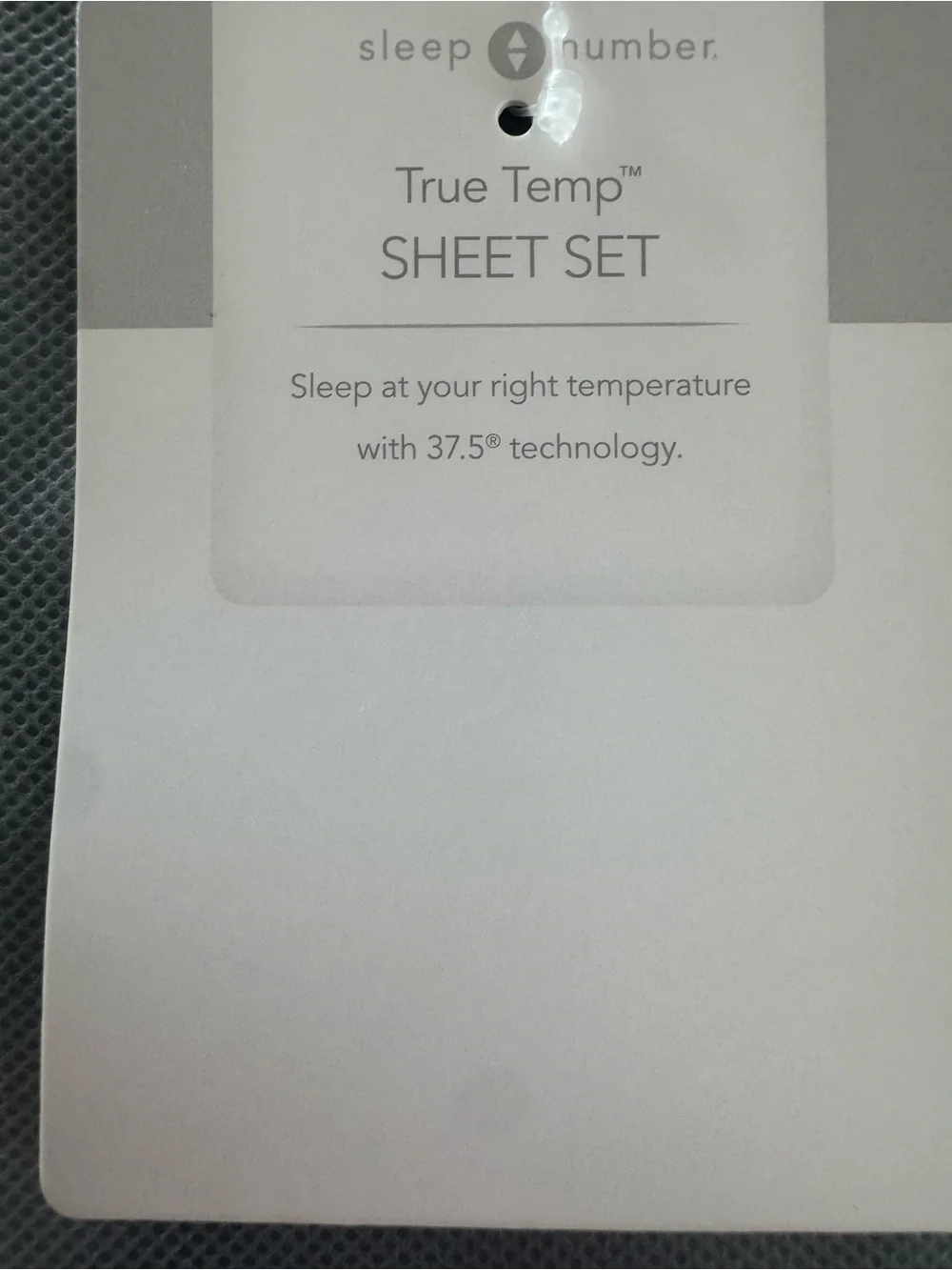 Sleep Number True Temp Sheet Set - Gray